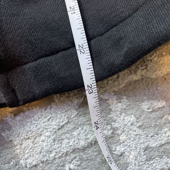 Lululemon Lab Shadow Jacket XS Cotton Fleece Moto Black Gold Zippers RARE W4G50S - Picture 8 of 8